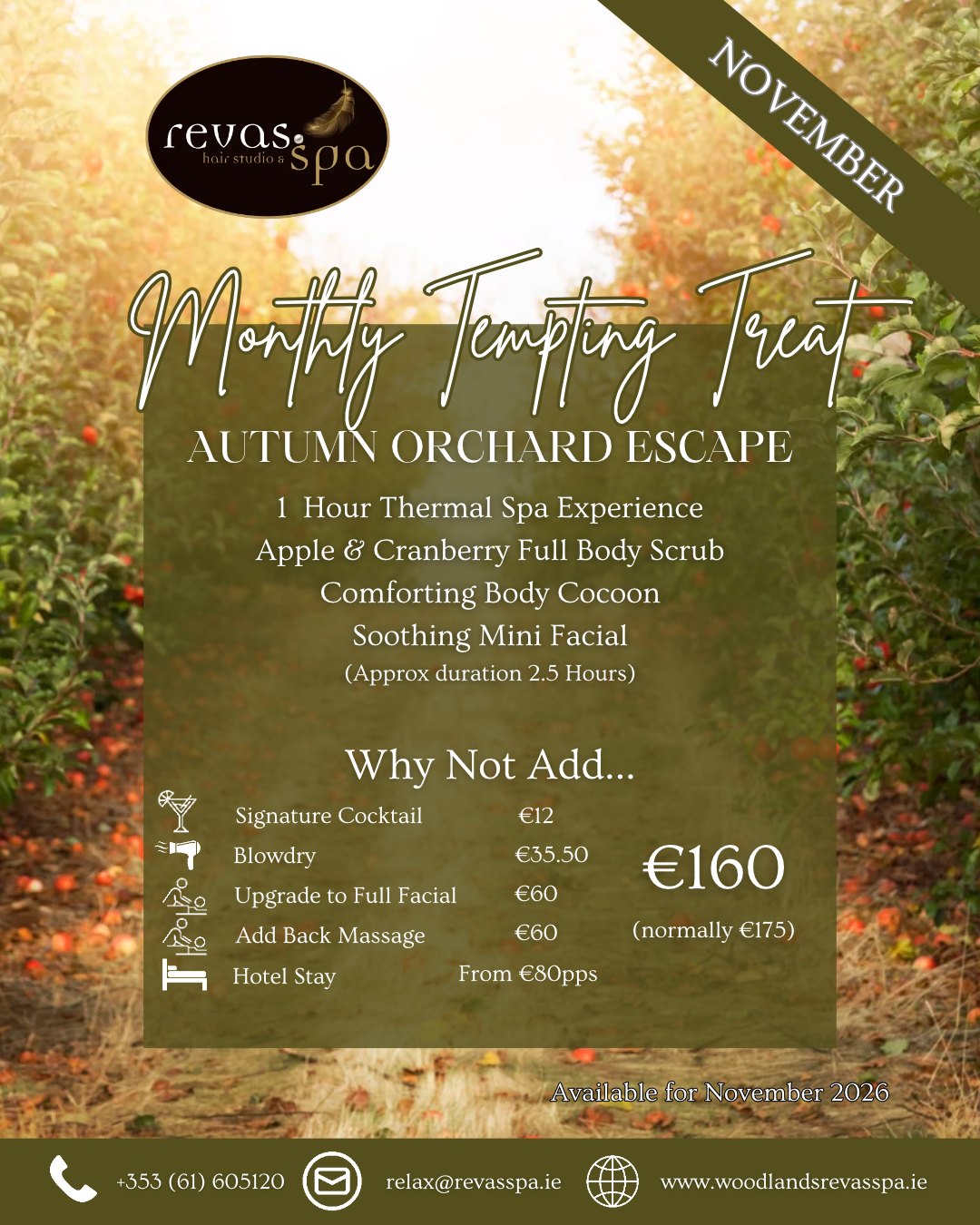 November: Autumn Orchard Escape